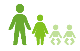 Family of two to four